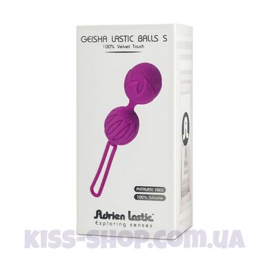 Вагінальні кульки Adrien Lastic Geisha Lastic Balls Mini Violet (S), діаметр 3,4 см, маcа 85 г