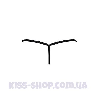 Трусики мереживні ATHENA THONG black S/M - Passion Exclusive