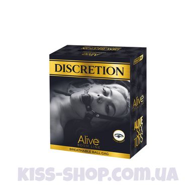 Повітропроникний кляп Alive Discretion Red