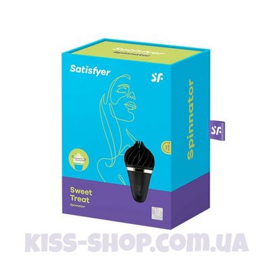 Морозиво-спінатор Satisfyer Lay-On - Sweet Treat Black/Gold, 10 режимів роботи, водонепроникний