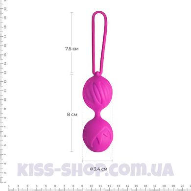 Вагінальні кульки Adrien Lastic Geisha Lastic Balls Mini Magenta S