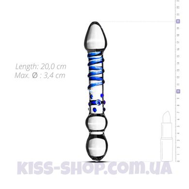 Скляний дилдо Gildo Glass Dildo No. 21