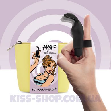 Вібратор на палець FeelzToys Magic Finger Vibrator Black