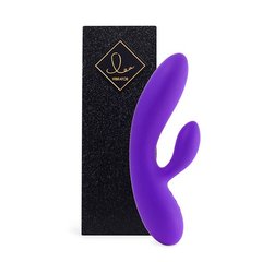 Гнучкий вібратор FeelzToys Lea Rabbit Vibrator Medium Purple