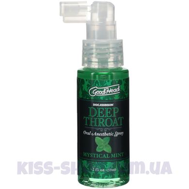 Спрей для мінету Doc Johnson GoodHead DeepThroat Spray - Mystical Mint 59 мл для глибокого мінету