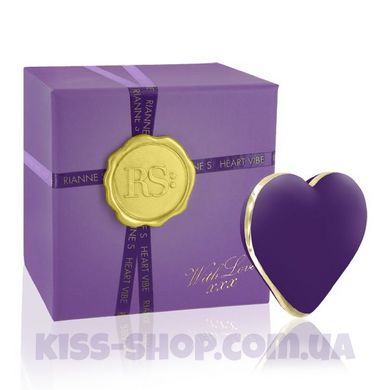 Вібромасажер інтимний Rianne S Heart Vibe Purple