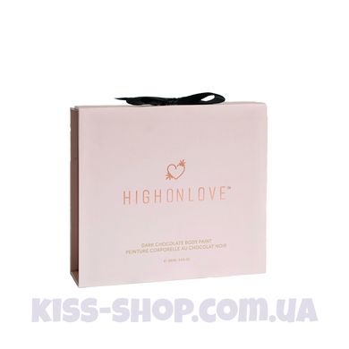 Преміум фарба для тіла HighOnLove Chocolate Body Paint (100 мл) з какао, кофеїном, маслом канабісу