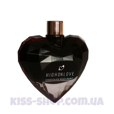 Преміум фарба для тіла HighOnLove Chocolate Body Paint (100 мл) з какао, кофеїном, маслом канабісу