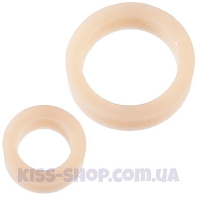 Набір ерекційних кілець Doc Johnson Platinum Premium Silicone — The C-Rings — White