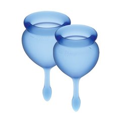 Менструальні чаші в наборі Satisfyer Feel Good dark blue