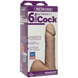 Фалоімітатор Doc Johnson Vac-U-Lock - 6 Inch ULTRASKYN Cock White, діаметр 4,3 см