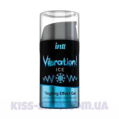 Рідкий вібратор Intt Vibration Ice (15 мл), густий гель, дуже незвичайний, діє до 30 хвилин