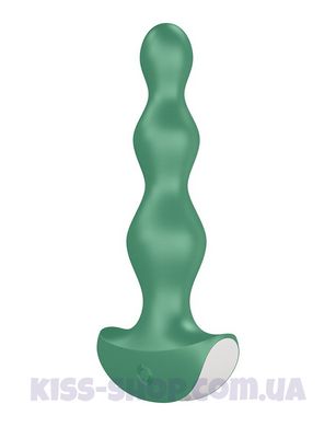 Анальний стимулятор-намистини з двома моторами Satisfyer Lolli-Plug 2 Green