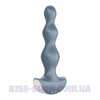 Анальний стимулятор-намистини з двома моторами Satisfyer Lolli-Plug 2 ice blue