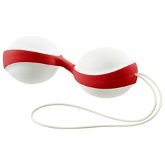 Вагинальные шарики для женщин Amor Gym Balls Duo бело-красные