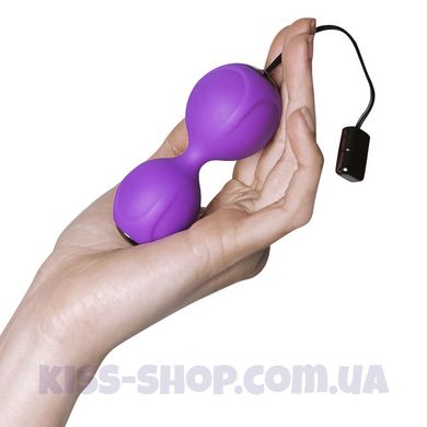 Вагинальные шарики с вибрацией Adrien Lastic Kegel Vibe Purple