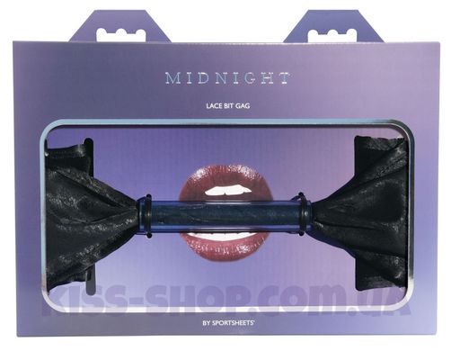 Кляп Sportsheets Midnight Lace Bit Gag