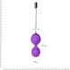 Вагінальні кульки з вібрацією Adrien Lastic Kegel Vibe Purple, діаметр 3,7 см