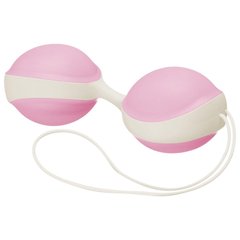Вагинальные шарики для женщин Amor Gym Balls Duo розово-белые