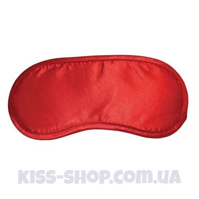 Маска на глаза Sex And Mischief - Satin Red Blindfold, тканевая, красная