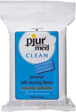 Влажные салфетки pjur med CLEAN 25 штук