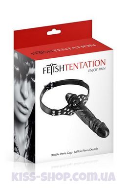 Кляп з фалосом Fetish Tentation Double Penis Gag