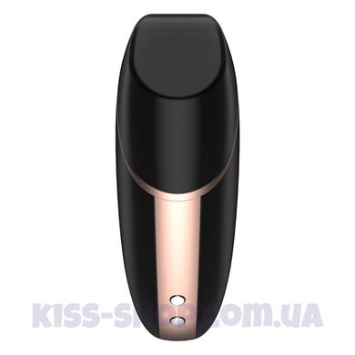 Вакуумний кліторальний стимулятор Satisfyer Love Triangle Black з керуванням через інтернет