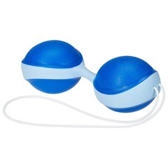 Вагинальные шарики для женщин Amor Gym Balls Duo сине-голубой