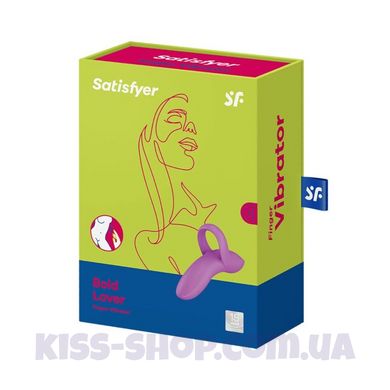 Вібратор на палець Satisfyer Bold Lover Dark Pink, гнучкий