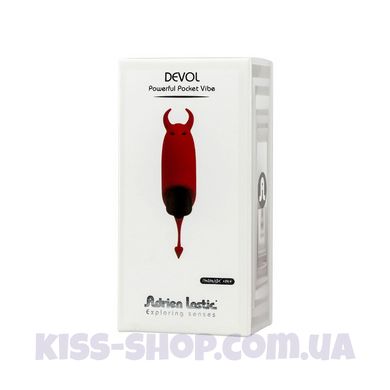 Віброкуля Adrien Lastic Pocket Vibe Devol з хвостиком і ріжками