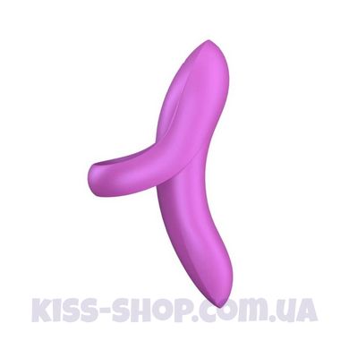 Вібратор на палець Satisfyer Bold Lover Dark Pink, гнучкий