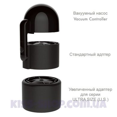 Вакуумна насадка Tenga Vacuum Controller з мастурбатором US Deep Throat Cup, єдиний, що смокче