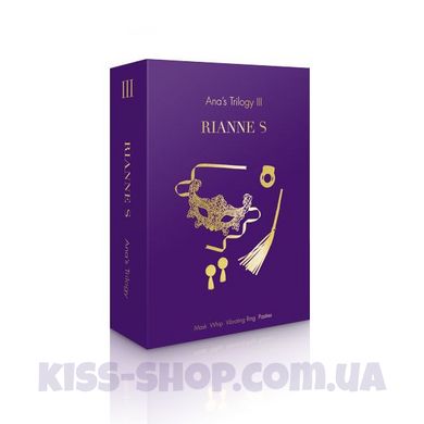 Романтичний подарунковий набір RIANNE S Ana's Trilogy Set III: ерекційне кільце, ажурна маска на обл